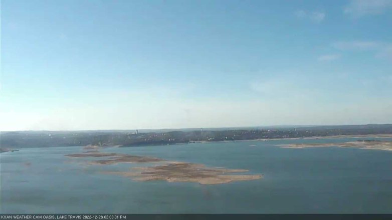 Lake Travis webcam, December 28, 2022 2:00 PM CT