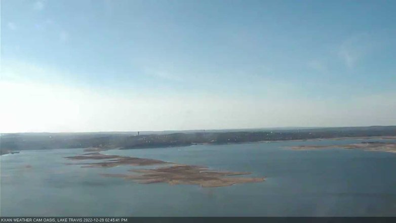 Lake Travis webcam, December 28, 2022 2:45 PM CT