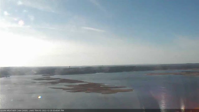 Lake Travis webcam, December 28, 2022 3:45 PM CT