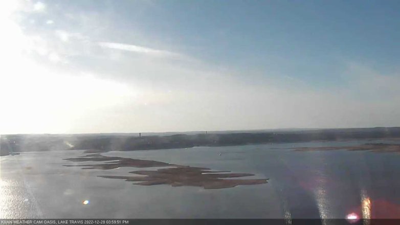 Lake Travis webcam, December 28, 2022 4:00 PM CT