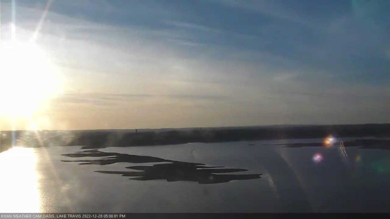 Lake Travis webcam, December 28, 2022 5:00 PM CT