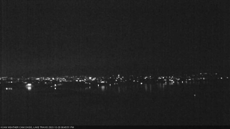 Lake Travis webcam, December 28, 2022 6:45 PM CT