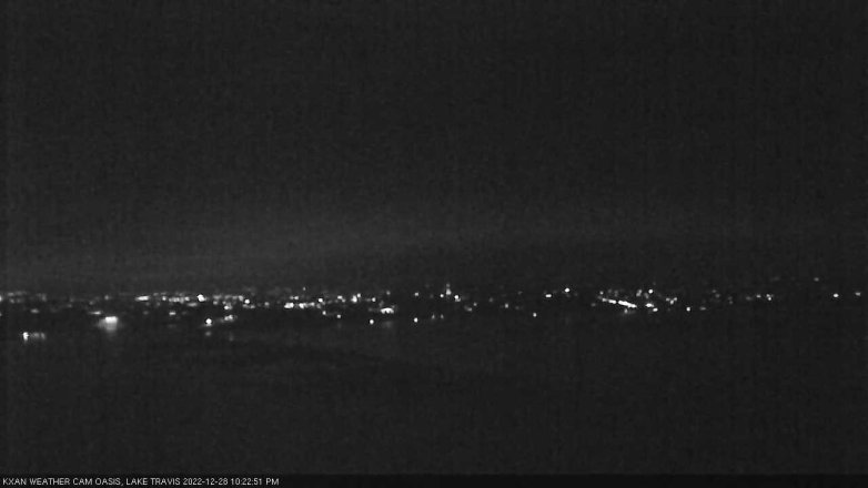 Lake Travis webcam, December 28, 2022 10:25 PM CT