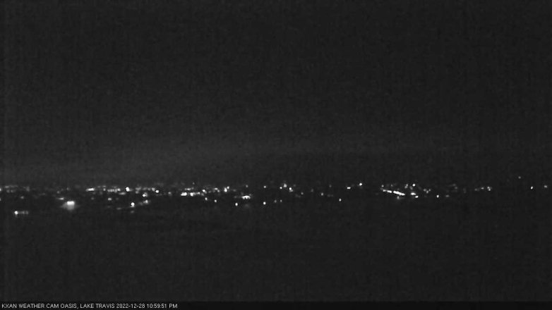 Lake Travis webcam, December 28, 2022 11:00 PM CT