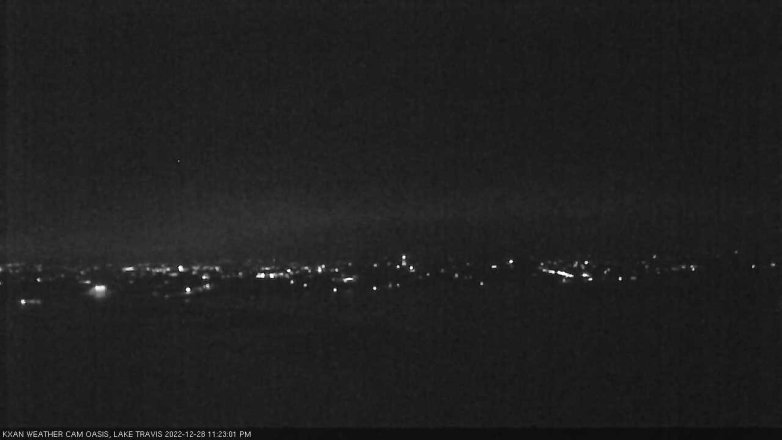 Lake Travis webcam, December 28, 2022 11:25 PM CT