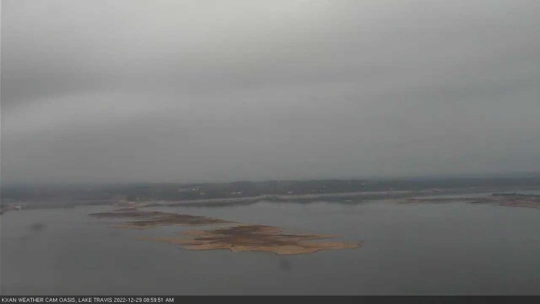 Lake Travis webcam, December 29, 2022 9:00 AM CT
