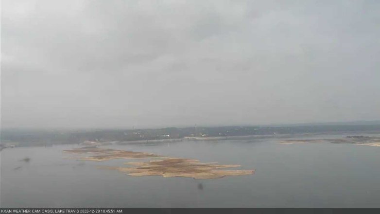 Lake Travis webcam, December 29, 2022 10:45 AM CT