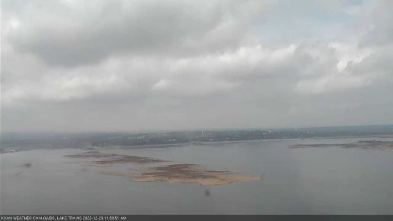 Lake Travis webcam, December 29, 2022 12:00 PM CT