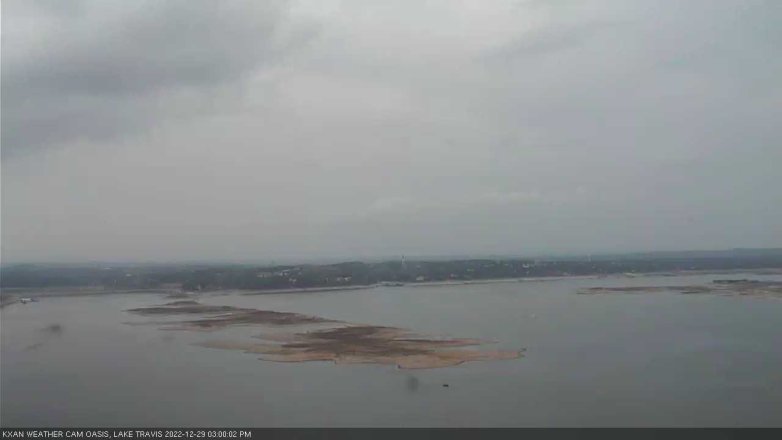 Lake Travis webcam, December 29, 2022 3:00 PM CT