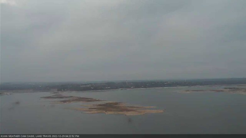 Lake Travis webcam, December 29, 2022 4:25 PM CT