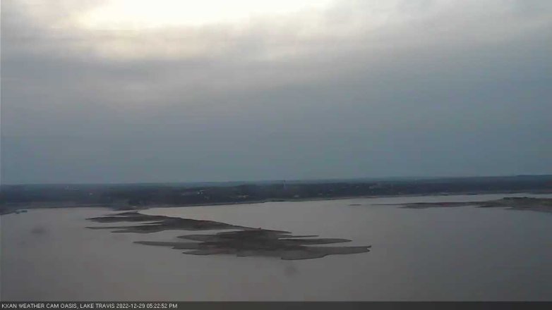 Lake Travis webcam, December 29, 2022 5:25 PM CT