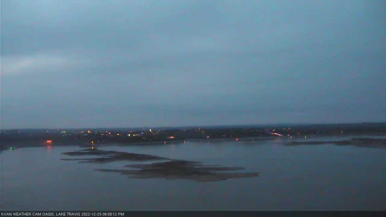 Lake Travis webcam, December 29, 2022 6:00 PM CT