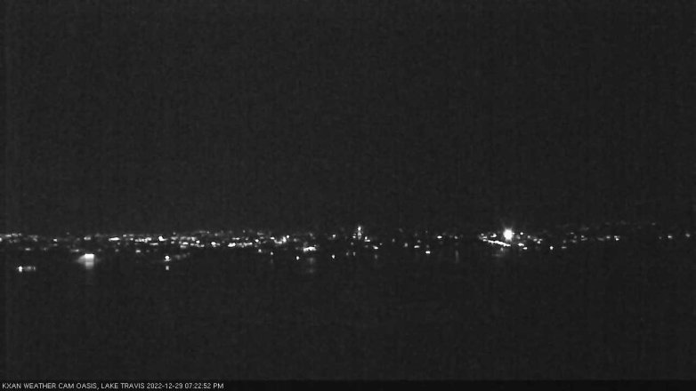 Lake Travis webcam, December 29, 2022 7:25 PM CT