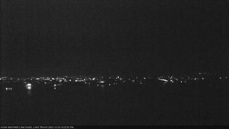 Lake Travis webcam, December 29, 2022 10:25 PM CT