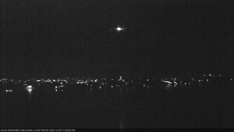 Lake Travis webcam, December 29, 2022 11:45 PM CT