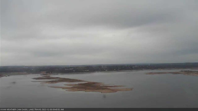 Lake Travis webcam, December 30, 2022 9:45 AM CT