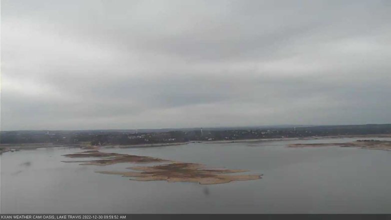 Lake Travis webcam, December 30, 2022 10:00 AM CT