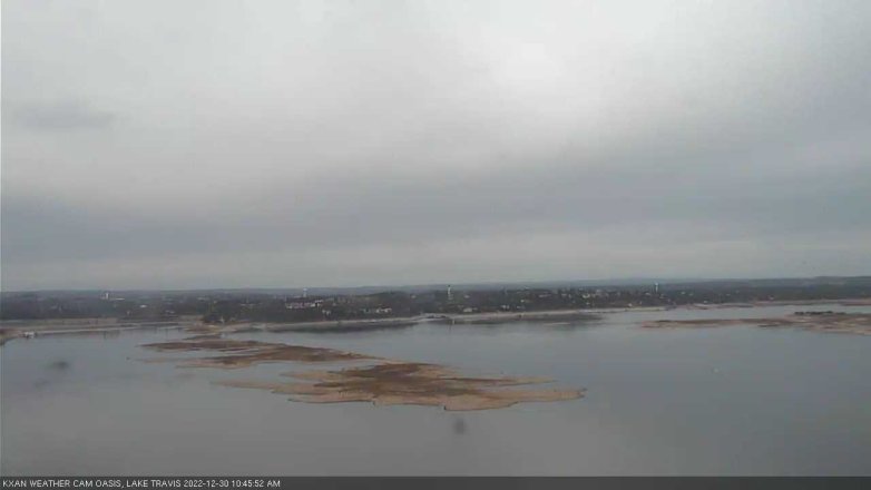 Lake Travis webcam, December 30, 2022 10:45 AM CT