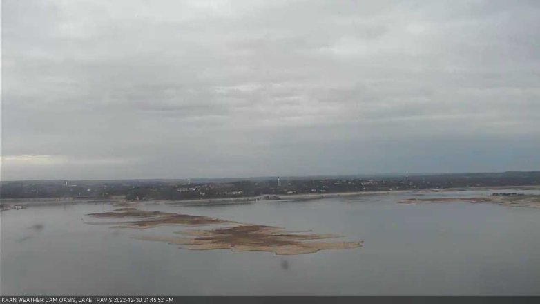Lake Travis webcam, December 30, 2022 1:45 PM CT