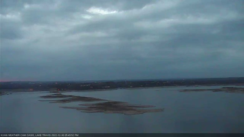 Lake Travis webcam, December 30, 2022 5:45 PM CT