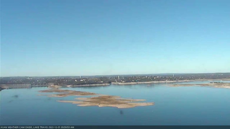 Lake Travis webcam, December 31, 2022 10:00 AM CT