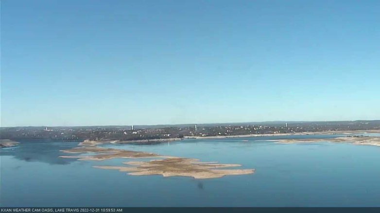 Lake Travis webcam, December 31, 2022 11:00 AM CT