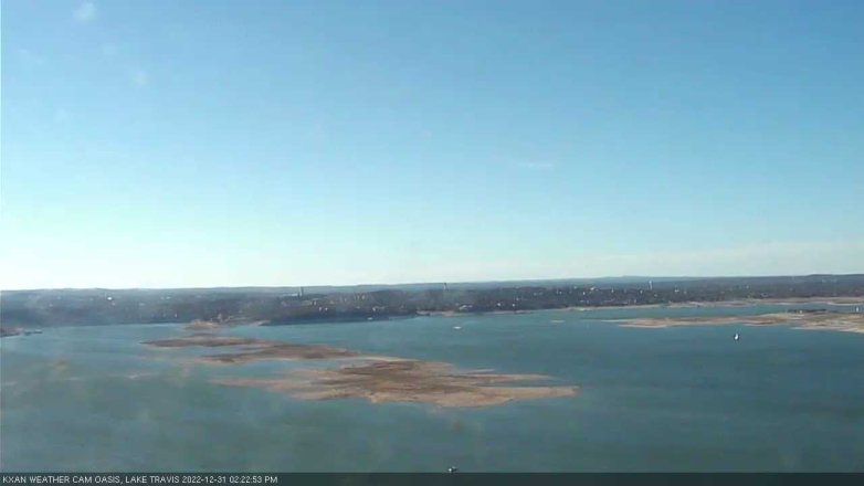 Lake Travis webcam, December 31, 2022 2:25 PM CT