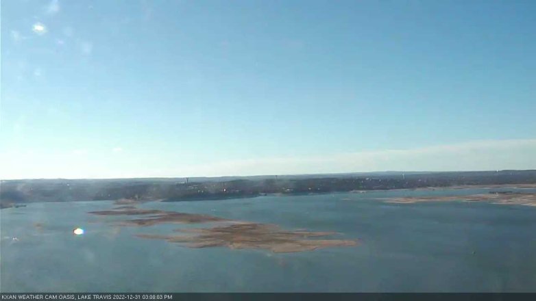Lake Travis webcam, December 31, 2022 3:00 PM CT