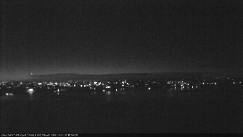 Lake Travis webcam, December 31, 2022 6:45 PM CT