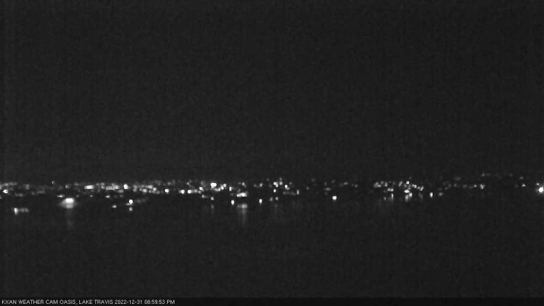 Lake Travis webcam, December 31, 2022 7:00 PM CT