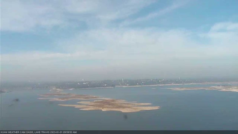 Lake Travis webcam, January 1, 2023 10:00 AM CT