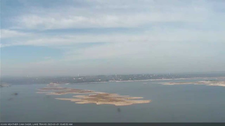Lake Travis webcam, January 1, 2023 10:45 AM CT