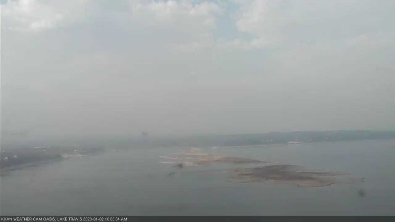 Lake Travis webcam, January 2, 2023 10:00 AM CT