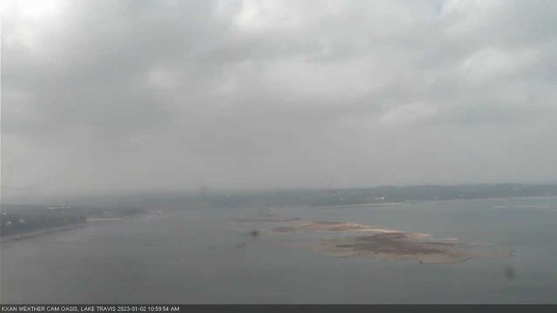 Lake Travis webcam, January 2, 2023 11:00 AM CT