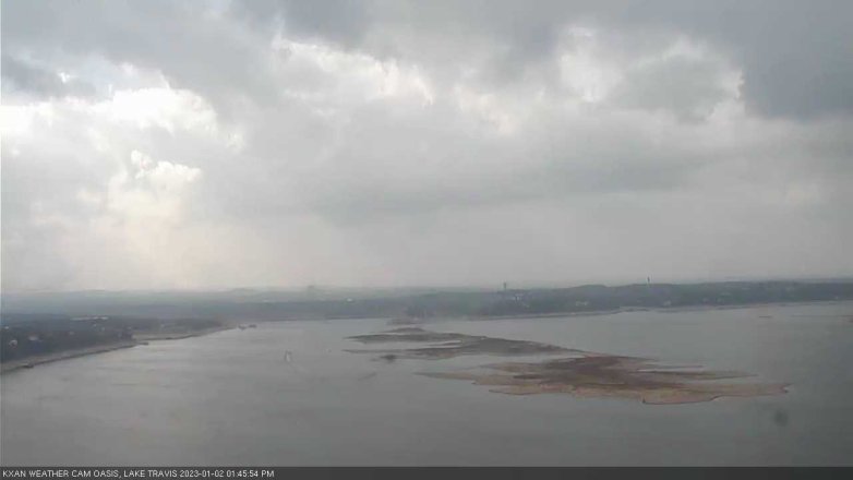 Lake Travis webcam, January 2, 2023 1:45 PM CT