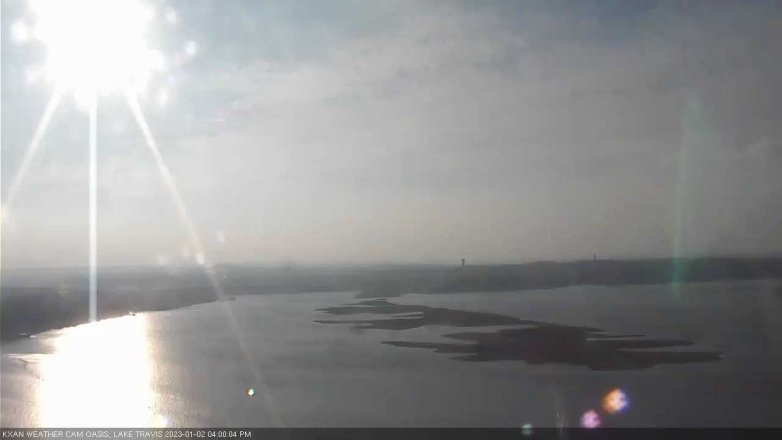 Lake Travis webcam, January 2, 2023 4:00 PM CT