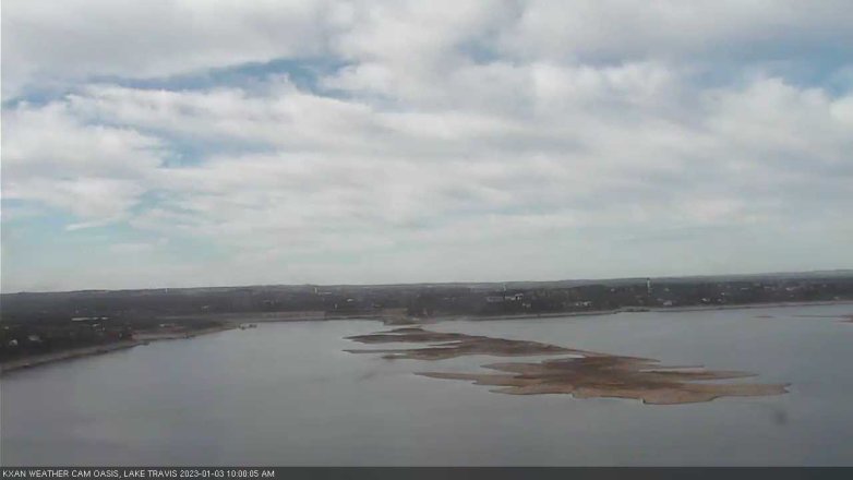 Lake Travis webcam, January 3, 2023 10:00 AM CT