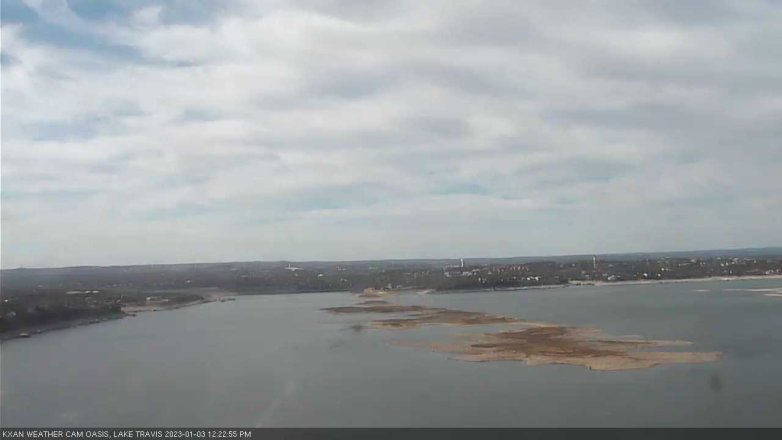 Lake Travis webcam, January 3, 2023 12:25 PM CT