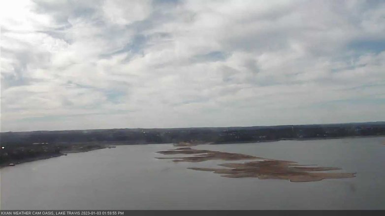 Lake Travis webcam, January 3, 2023 2:00 PM CT