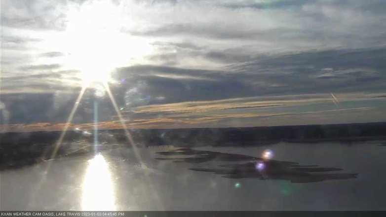 Lake Travis webcam, January 3, 2023 4:45 PM CT