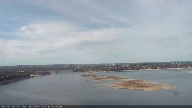 Lake Travis webcam, January 4, 2023 10:25 AM CT