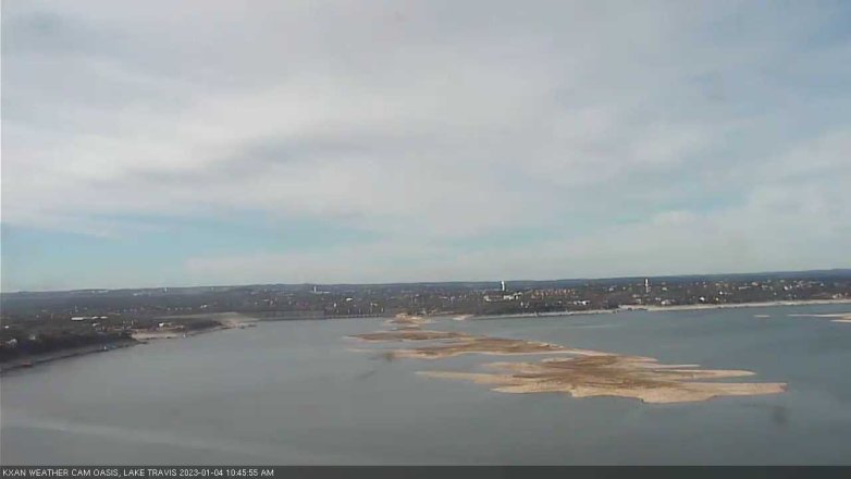 Lake Travis webcam, January 4, 2023 10:45 AM CT
