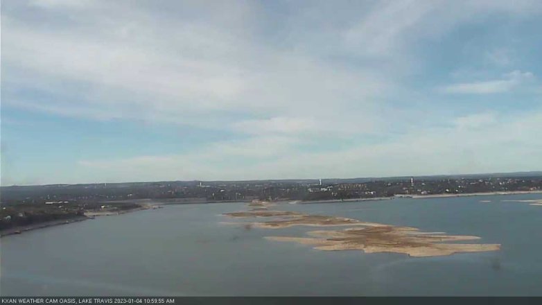 Lake Travis webcam, January 4, 2023 11:00 AM CT