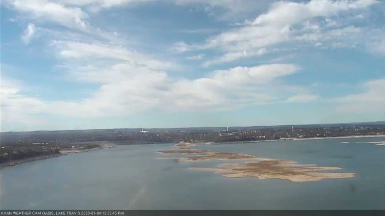 Lake Travis webcam, January 4, 2023 12:25 PM CT