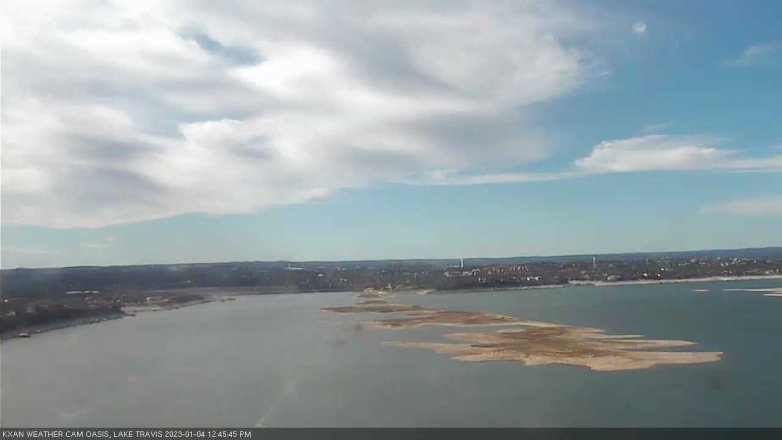 Lake Travis webcam, January 4, 2023 12:45 PM CT