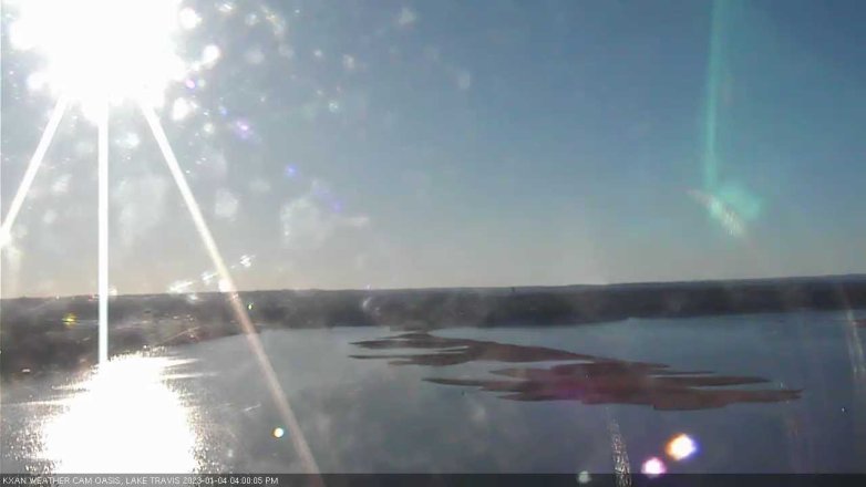 Lake Travis webcam, January 4, 2023 4:00 PM CT