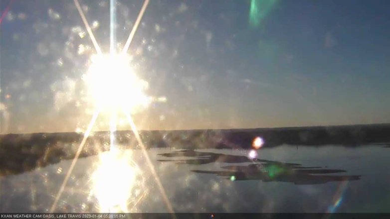 Lake Travis webcam, January 4, 2023 5:00 PM CT