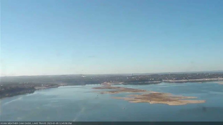 Lake Travis webcam, January 5, 2023 12:45 PM CT