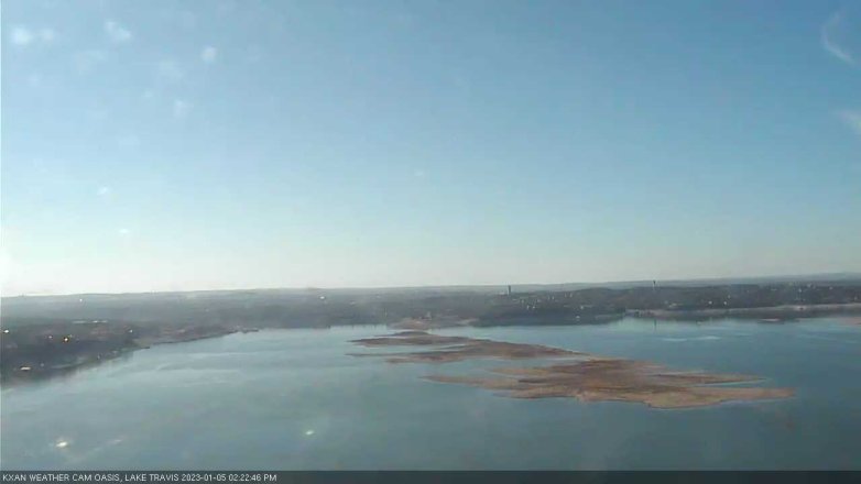Lake Travis webcam, January 5, 2023 2:25 PM CT