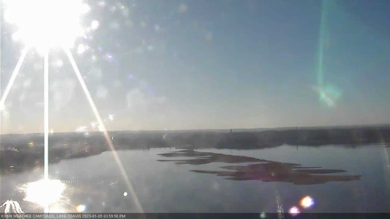 Lake Travis webcam, January 5, 2023 4:00 PM CT